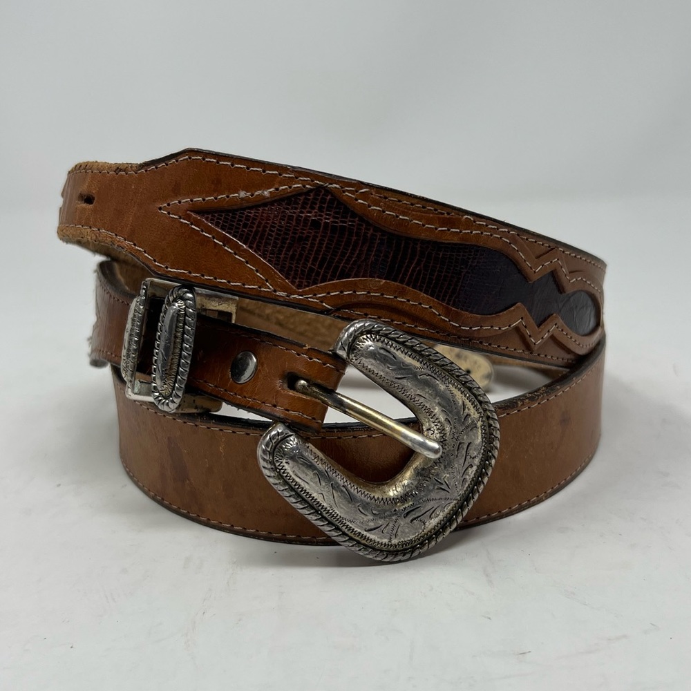Dan Post leather western belt
